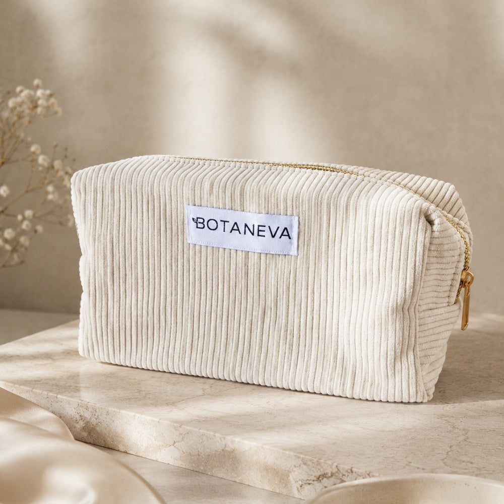 Corduroy Cosmetic Bag